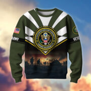 Premium US Veterans Sweatshirt ATTN080821, Gifts For US Veterans, Gifts On Father's Day, Veterans Day. - Image 5