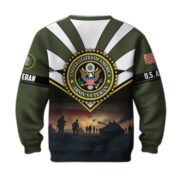 Premium US Veterans Sweatshirt ATTN080821, Gifts For US Veterans, Gifts On Father's Day, Veterans Day. - Image 6