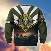 Premium US Veterans Sweatshirt ATTN080821, Gifts For US Veterans, Gifts On Father's Day, Veterans Day. - Image 6