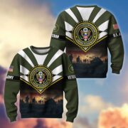 Premium US Veterans Sweatshirt ATTN080821, Gifts For US Veterans, Gifts On Father's Day, Veterans Day. - Image 7