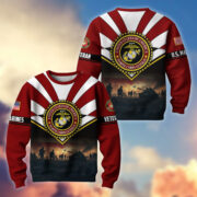 Premium US Veterans Sweatshirt ATTN080821, Gifts For US Veterans, Gifts On Father's Day, Veterans Day. - Image 19