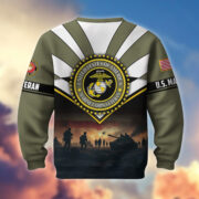 Premium US Veterans Sweatshirt ATTN080821, Gifts For US Veterans, Gifts On Father's Day, Veterans Day. - Image 21