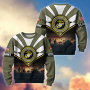 Premium US Veterans Sweatshirt ATTN080821, Gifts For US Veterans, Gifts On Father's Day, Veterans Day. - Image 22