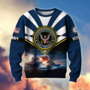 Premium US Veterans Sweatshirt ATTN080821, Gifts For US Veterans, Gifts On Father's Day, Veterans Day. - Image 11