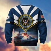 Premium US Veterans Sweatshirt ATTN080821, Gifts For US Veterans, Gifts On Father's Day, Veterans Day. - Image 12