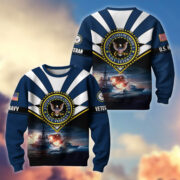 Premium US Veterans Sweatshirt ATTN080821, Gifts For US Veterans, Gifts On Father's Day, Veterans Day. - Image 13