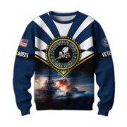 Premium US Veterans Sweatshirt ATTN080821, Gifts For US Veterans, Gifts On Father's Day, Veterans Day. - Image 14