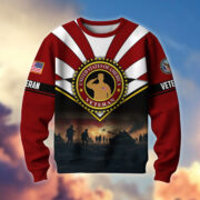 Premium US Veterans Sweatshirt ATTN080821, Gifts For US Veterans, Gifts On Father's Day, Veterans Day. - Image 35
