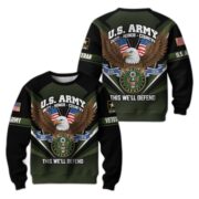 Premium US Veterans Sweatshirt ATTN140822, Gifts For US Veterans, Gifts On Father's Day, Veterans Day. - Image 4
