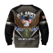 Premium US Veterans Sweatshirt ATTN140822, Gifts For US Veterans, Gifts On Father's Day, Veterans Day. - Image 6