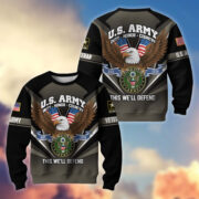 Premium US Veterans Sweatshirt ATTN140822, Gifts For US Veterans, Gifts On Father's Day, Veterans Day. - Image 7
