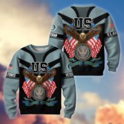 Premium US Veterans Sweatshirt ATTN140821, Gifts For US Veterans, Gifts On Father's Day, Veterans Day. - Image 25