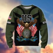 Premium US Veterans Sweatshirt ATTN140821, Gifts For US Veterans, Gifts On Father's Day, Veterans Day. - Image 2