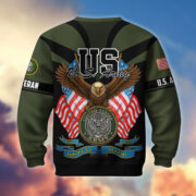 Premium US Veterans Sweatshirt ATTN140821, Gifts For US Veterans, Gifts On Father's Day, Veterans Day. - Image 3