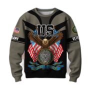 Premium US Veterans Sweatshirt ATTN140821, Gifts For US Veterans, Gifts On Father's Day, Veterans Day. - Image 5