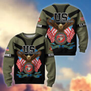 Premium US Veterans Sweatshirt ATTN140821, Gifts For US Veterans, Gifts On Father's Day, Veterans Day. - Image 22