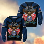 Premium US Veterans Sweatshirt ATTN140821, Gifts For US Veterans, Gifts On Father's Day, Veterans Day. - Image 16