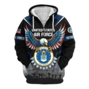 Premium US Veterans Zip Hoodie BPHN110812, Gifts For US Veterans, Gifts On Father's Day, Veterans Day. - Image 26