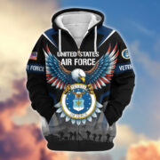 Premium US Veterans Zip Hoodie BPHN110812, Gifts For US Veterans, Gifts On Father's Day, Veterans Day. - Image 26