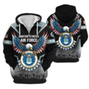 Premium US Veterans Zip Hoodie BPHN110812, Gifts For US Veterans, Gifts On Father's Day, Veterans Day. - Image 25