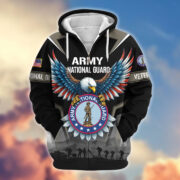 Premium US Veterans Zip Hoodie BPHN110812, Gifts For US Veterans, Gifts On Father's Day, Veterans Day. - Image 8