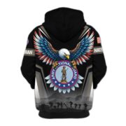 Premium US Veterans Zip Hoodie BPHN110812, Gifts For US Veterans, Gifts On Father's Day, Veterans Day. - Image 9