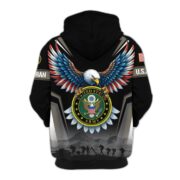 Premium US Veterans Zip Hoodie BPHN110812, Gifts For US Veterans, Gifts On Father's Day, Veterans Day. - Image 3