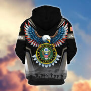 Premium US Veterans Zip Hoodie BPHN110812, Gifts For US Veterans, Gifts On Father's Day, Veterans Day. - Image 3