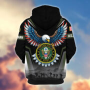 Premium US Veterans Zip Hoodie BPHN110812, Gifts For US Veterans, Gifts On Father's Day, Veterans Day. - Image 6