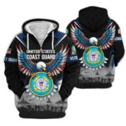 Premium US Veterans Zip Hoodie BPHN110812, Gifts For US Veterans, Gifts On Father's Day, Veterans Day. - Image 31