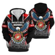 Premium US Veterans Zip Hoodie BPHN110812, Gifts For US Veterans, Gifts On Father's Day, Veterans Day. - Image 19