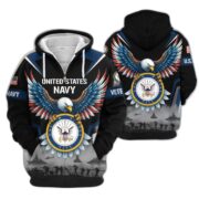 Premium US Veterans Zip Hoodie BPHN110812, Gifts For US Veterans, Gifts On Father's Day, Veterans Day. - Image 13