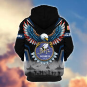 Premium US Veterans Zip Hoodie BPHN110812, Gifts For US Veterans, Gifts On Father's Day, Veterans Day. - Image 15