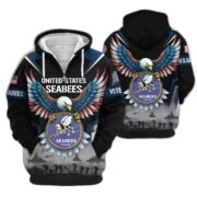 Premium US Veterans Zip Hoodie BPHN110812, Gifts For US Veterans, Gifts On Father's Day, Veterans Day. - Image 16
