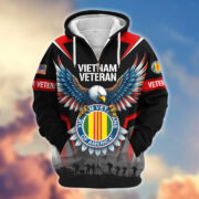 Premium US Veterans Zip Hoodie BPHN110812, Gifts For US Veterans, Gifts On Father's Day, Veterans Day. - Image 38