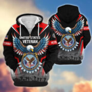 Premium US Veterans Zip Hoodie BPHN110812, Gifts For US Veterans, Gifts On Father's Day, Veterans Day. - Image 37