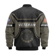 Premium US Veterans Bomber Jacket BPHN120811, Gifts For US Veterans, Gifts On Father's Day, Veterans Day. - Image 9
