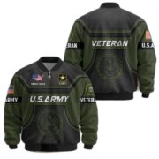 Premium US Veterans Bomber Jacket BPHN120811, Gifts For US Veterans, Gifts On Father's Day, Veterans Day. - Image 7