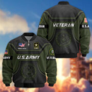 Premium US Veterans Bomber Jacket BPHN120811, Gifts For US Veterans, Gifts On Father's Day, Veterans Day. - Image 7