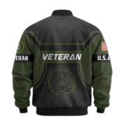 Premium US Veterans Bomber Jacket BPHN120811, Gifts For US Veterans, Gifts On Father's Day, Veterans Day. - Image 6