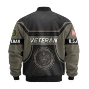Premium US Veterans Bomber Jacket BPHN120811, Gifts For US Veterans, Gifts On Father's Day, Veterans Day. - Image 3
