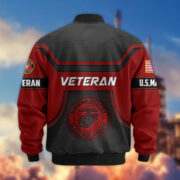 Premium US Veterans Bomber Jacket BPHN120811, Gifts For US Veterans, Gifts On Father's Day, Veterans Day. - Image 18