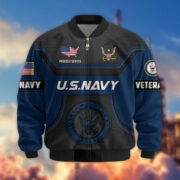 Premium US Veterans Bomber Jacket BPHN120811, Gifts For US Veterans, Gifts On Father's Day, Veterans Day. - Image 11