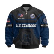 Premium US Veterans Bomber Jacket BPHN120811, Gifts For US Veterans, Gifts On Father's Day, Veterans Day. - Image 14