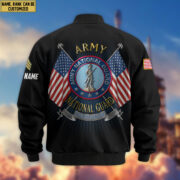Premium Custom US Army National Guard Veteran Bomber Jacket VPVC803708, Gifts For Army National Guard Veteran, Gifts On Father's Day, Veterans Day. - Image 3