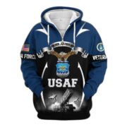 Premium US Veterans Zip Hoodie ATTN150821, Gifts For US Veterans, Gifts On Father's Day, Veterans Day. - Image 26