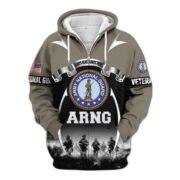 Premium US Veterans Zip Hoodie ATTN150821, Gifts For US Veterans, Gifts On Father's Day, Veterans Day. - Image 8