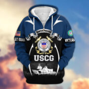 Premium US Veterans Zip Hoodie ATTN150821, Gifts For US Veterans, Gifts On Father's Day, Veterans Day. - Image 29