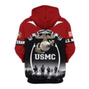 Premium US Veterans Zip Hoodie ATTN150821, Gifts For US Veterans, Gifts On Father's Day, Veterans Day. - Image 18
