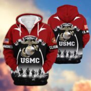 Premium US Veterans Zip Hoodie ATTN150821, Gifts For US Veterans, Gifts On Father's Day, Veterans Day. - Image 19